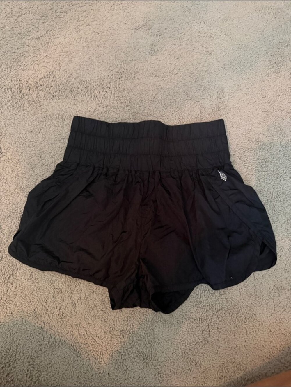 Black High-Waisted Women’s Shorts